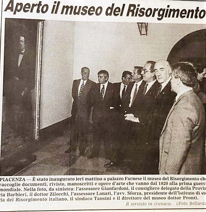 Inaugurazione del museo